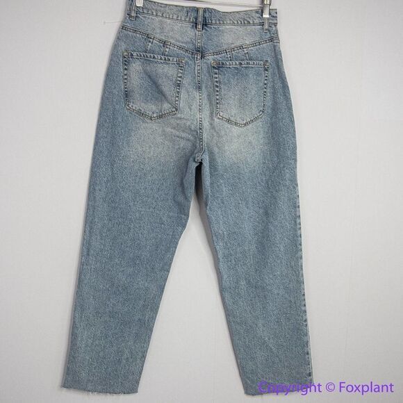 NEW Free People We the Free curvy straight  jeans button fly, women's size 30‎ - Picture 7 of 14